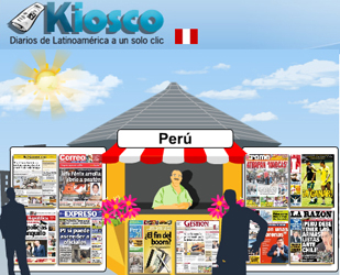 KIOSKO PERIODICOS DE LATINOAMERICA